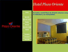 Tablet Screenshot of hotelplazaoriente.com